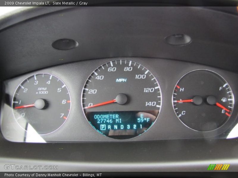 Slate Metallic / Gray 2009 Chevrolet Impala LT
