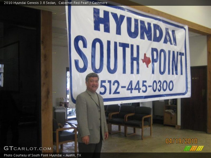 Cabernet Red Pearl / Cashmere 2010 Hyundai Genesis 3.8 Sedan