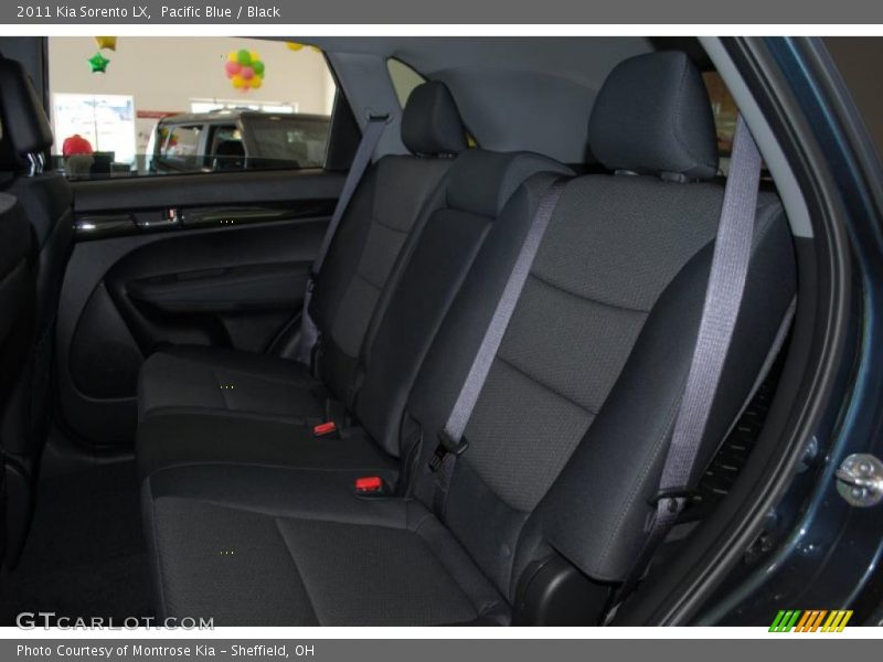 Pacific Blue / Black 2011 Kia Sorento LX