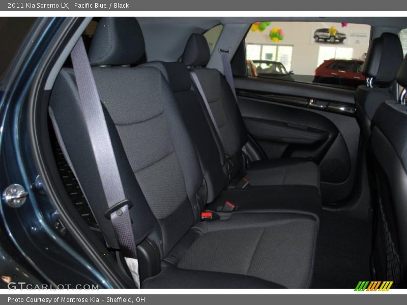 Pacific Blue / Black 2011 Kia Sorento LX