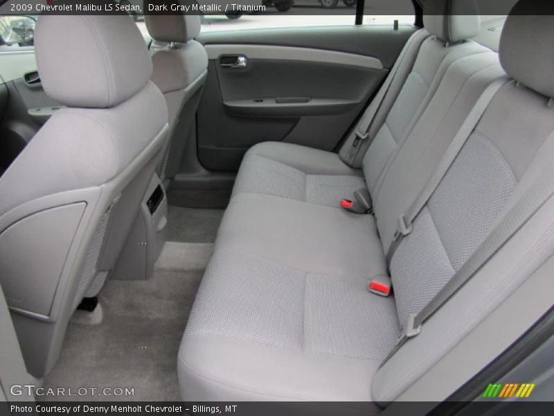 Dark Gray Metallic / Titanium 2009 Chevrolet Malibu LS Sedan