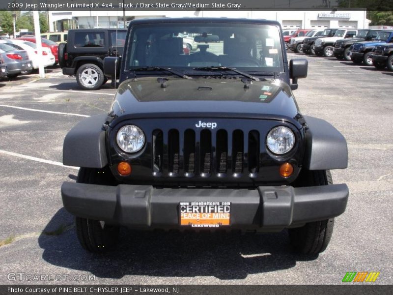 Black / Dark Slate Gray/Medium Slate Gray 2009 Jeep Wrangler Unlimited X 4x4