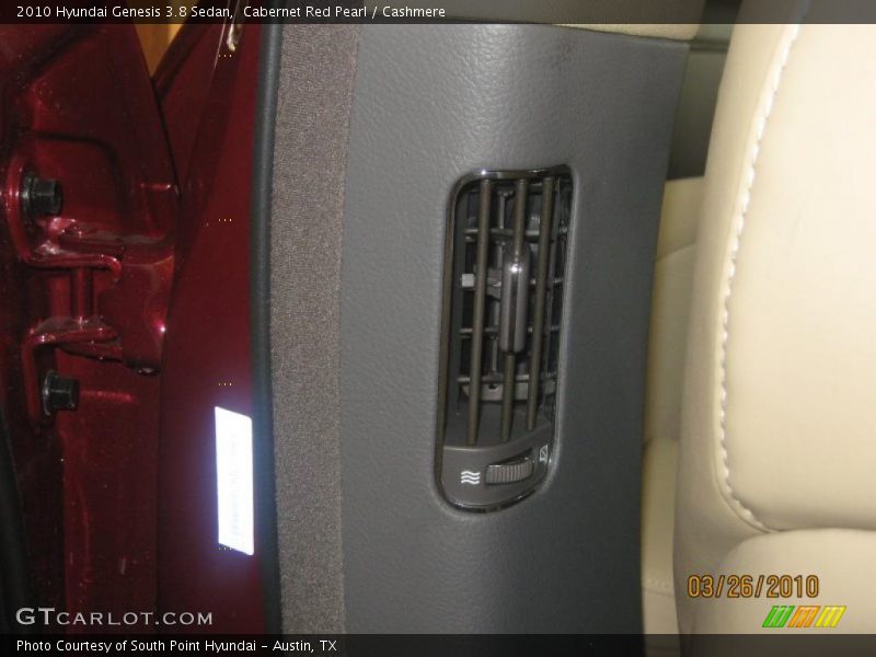 Cabernet Red Pearl / Cashmere 2010 Hyundai Genesis 3.8 Sedan
