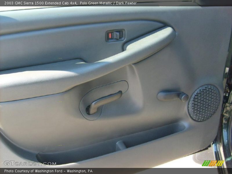 Polo Green Metallic / Dark Pewter 2003 GMC Sierra 1500 Extended Cab 4x4