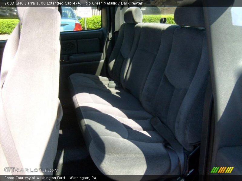 Polo Green Metallic / Dark Pewter 2003 GMC Sierra 1500 Extended Cab 4x4
