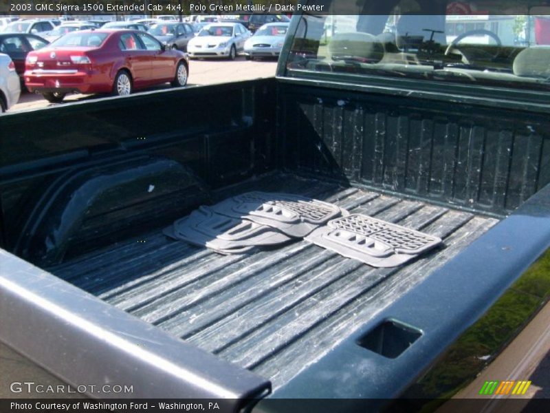 Polo Green Metallic / Dark Pewter 2003 GMC Sierra 1500 Extended Cab 4x4