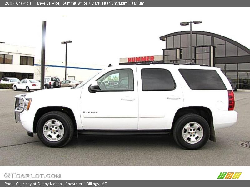 Summit White / Dark Titanium/Light Titanium 2007 Chevrolet Tahoe LT 4x4