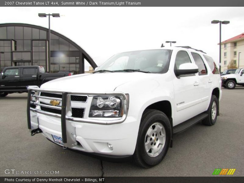 Summit White / Dark Titanium/Light Titanium 2007 Chevrolet Tahoe LT 4x4