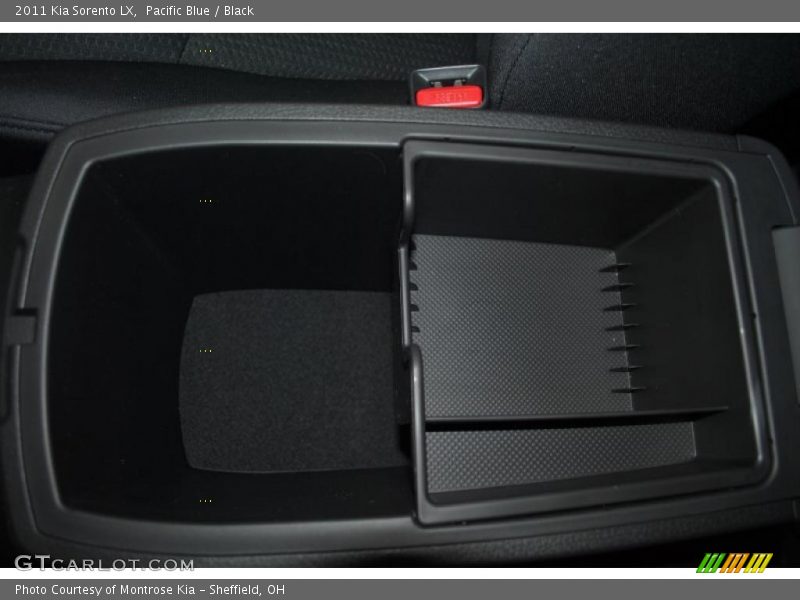 Pacific Blue / Black 2011 Kia Sorento LX