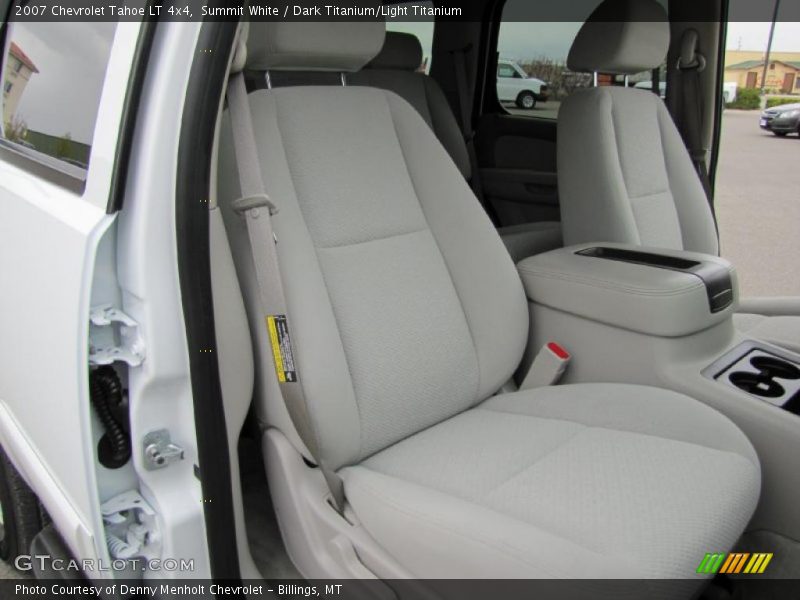 Summit White / Dark Titanium/Light Titanium 2007 Chevrolet Tahoe LT 4x4
