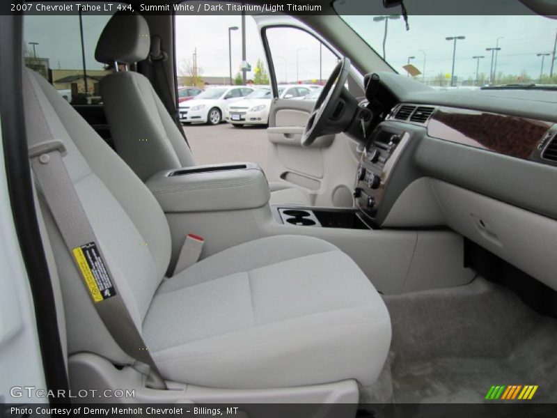Summit White / Dark Titanium/Light Titanium 2007 Chevrolet Tahoe LT 4x4