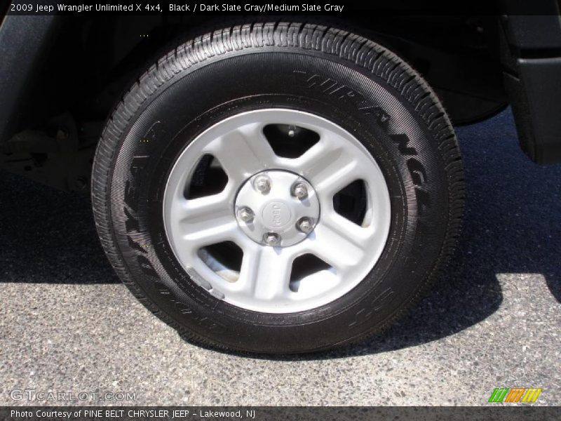 Black / Dark Slate Gray/Medium Slate Gray 2009 Jeep Wrangler Unlimited X 4x4