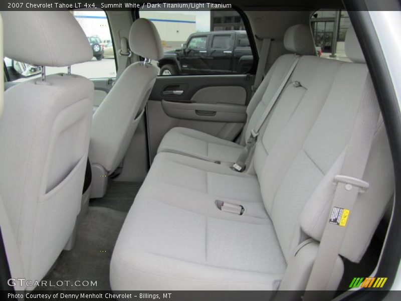 Summit White / Dark Titanium/Light Titanium 2007 Chevrolet Tahoe LT 4x4