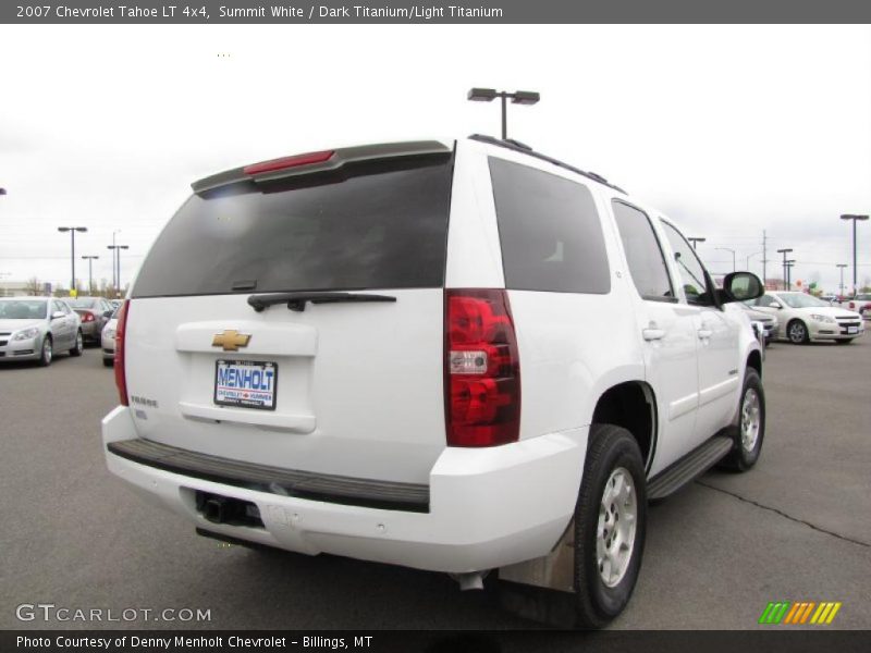 Summit White / Dark Titanium/Light Titanium 2007 Chevrolet Tahoe LT 4x4