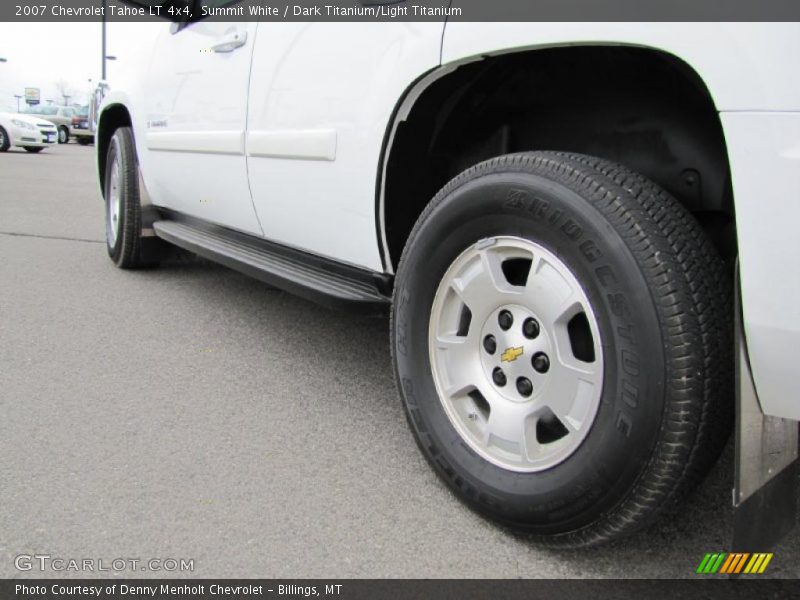 Summit White / Dark Titanium/Light Titanium 2007 Chevrolet Tahoe LT 4x4