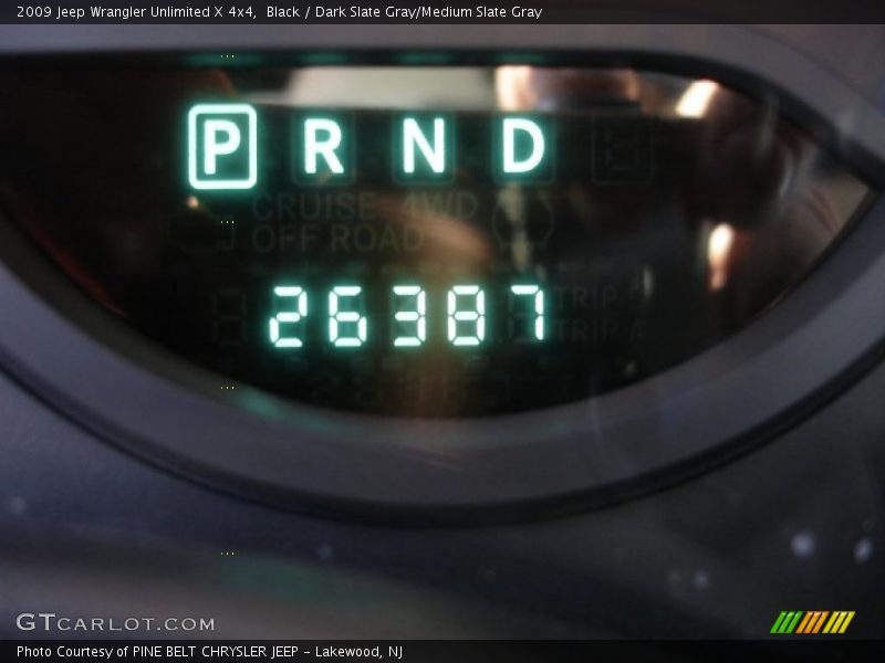 Black / Dark Slate Gray/Medium Slate Gray 2009 Jeep Wrangler Unlimited X 4x4