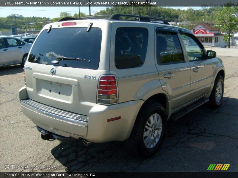 Gold Ash Metallic / Black/Light Parchment 2005 Mercury Mariner V6 Convenience 4WD