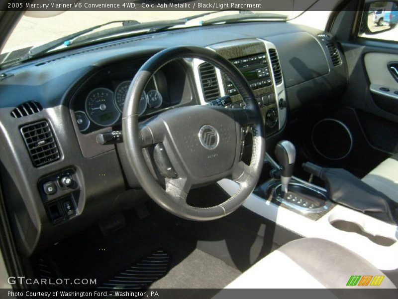 Gold Ash Metallic / Black/Light Parchment 2005 Mercury Mariner V6 Convenience 4WD