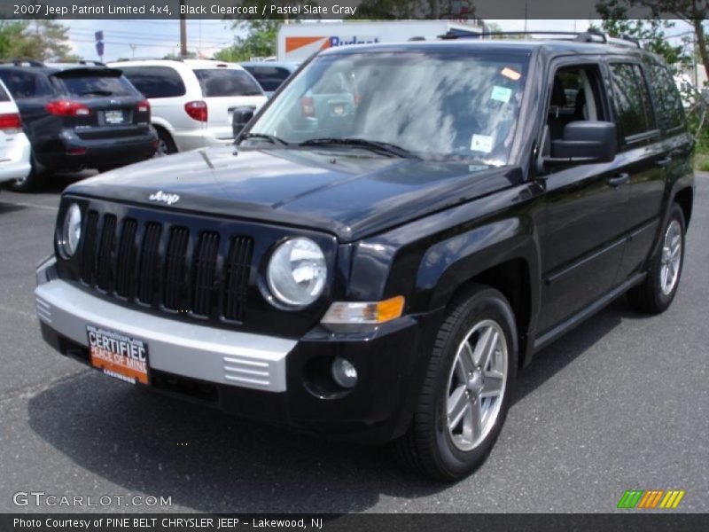 Black Clearcoat / Pastel Slate Gray 2007 Jeep Patriot Limited 4x4