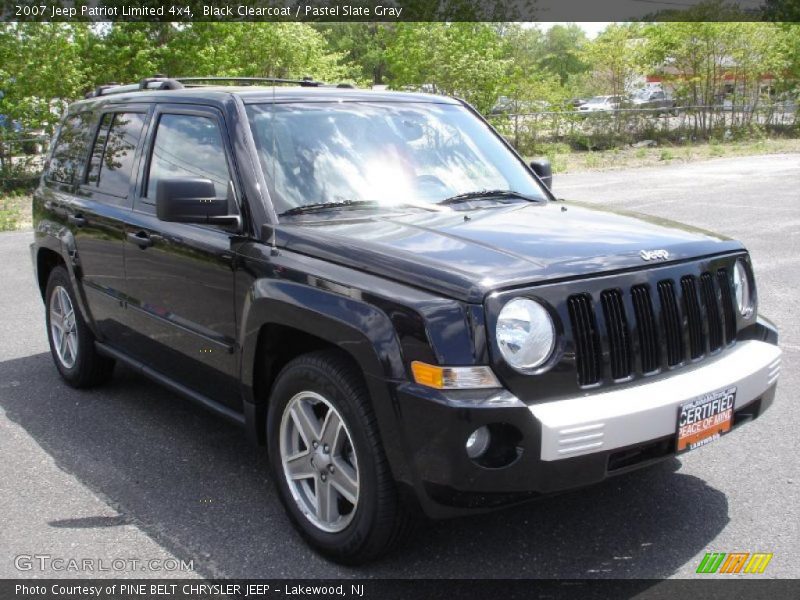 Black Clearcoat / Pastel Slate Gray 2007 Jeep Patriot Limited 4x4