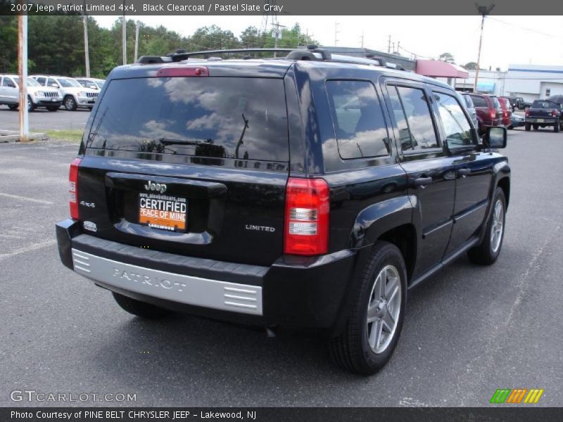Black Clearcoat / Pastel Slate Gray 2007 Jeep Patriot Limited 4x4