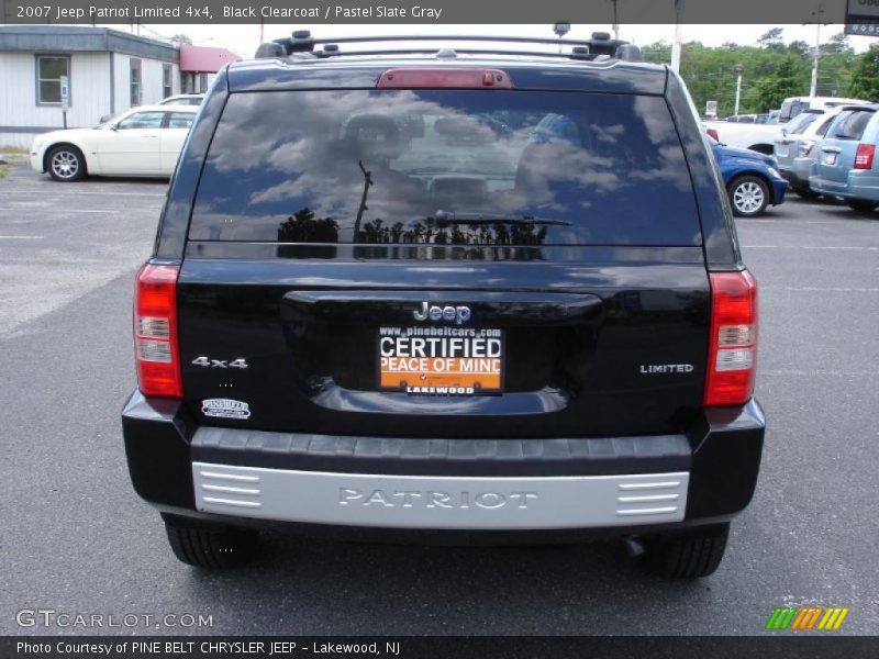 Black Clearcoat / Pastel Slate Gray 2007 Jeep Patriot Limited 4x4