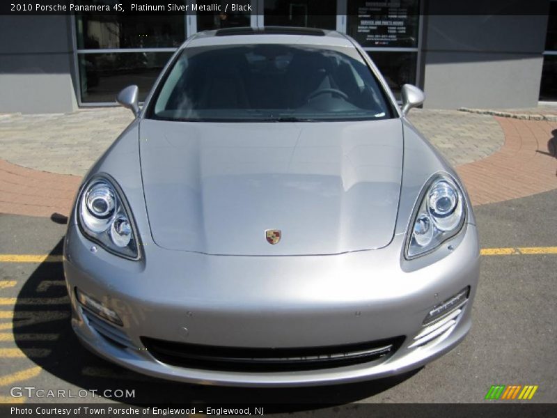 Platinum Silver Metallic / Black 2010 Porsche Panamera 4S