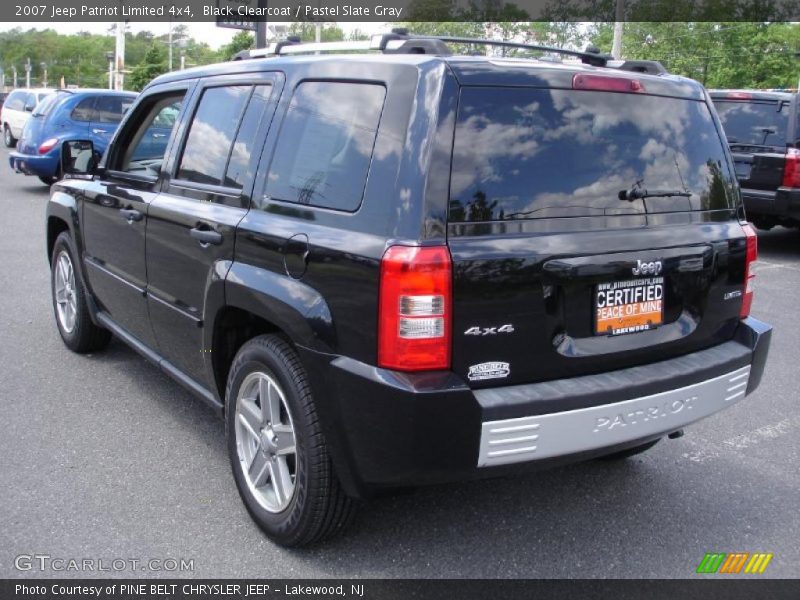 Black Clearcoat / Pastel Slate Gray 2007 Jeep Patriot Limited 4x4