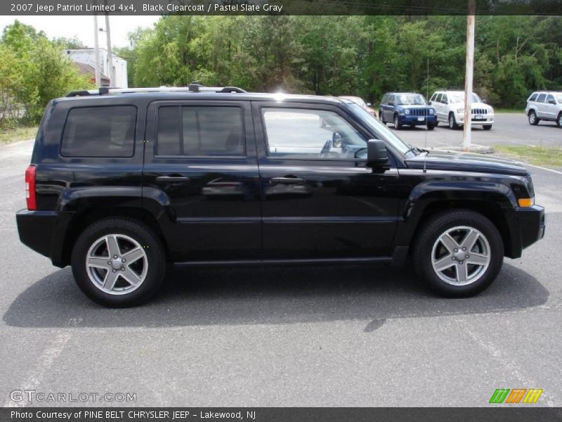 Black Clearcoat / Pastel Slate Gray 2007 Jeep Patriot Limited 4x4