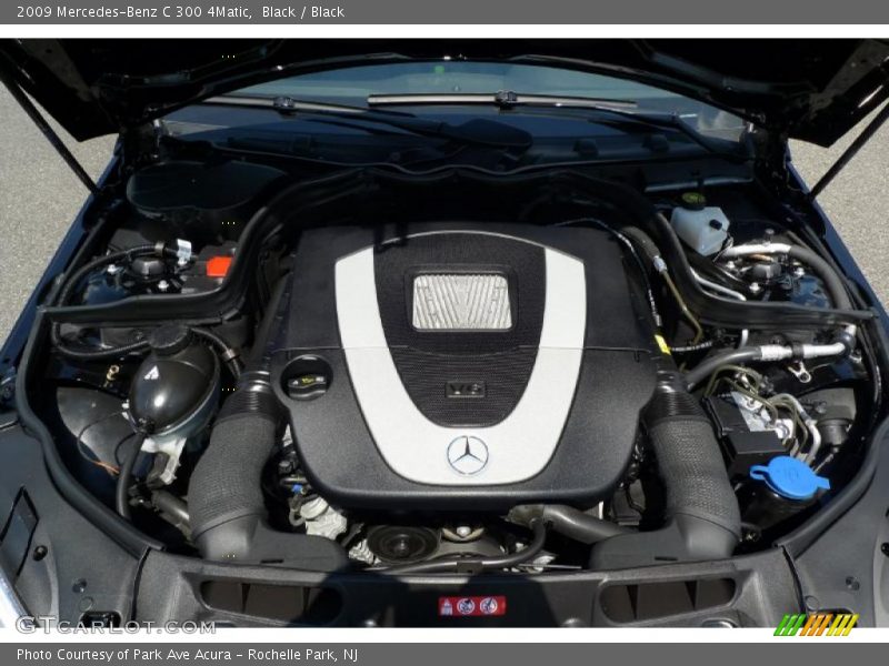 Black / Black 2009 Mercedes-Benz C 300 4Matic