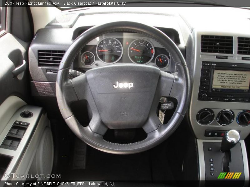 Black Clearcoat / Pastel Slate Gray 2007 Jeep Patriot Limited 4x4