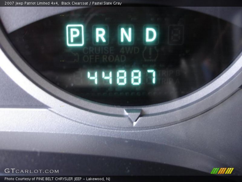 Black Clearcoat / Pastel Slate Gray 2007 Jeep Patriot Limited 4x4