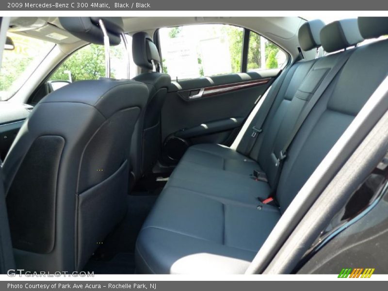 Black / Black 2009 Mercedes-Benz C 300 4Matic