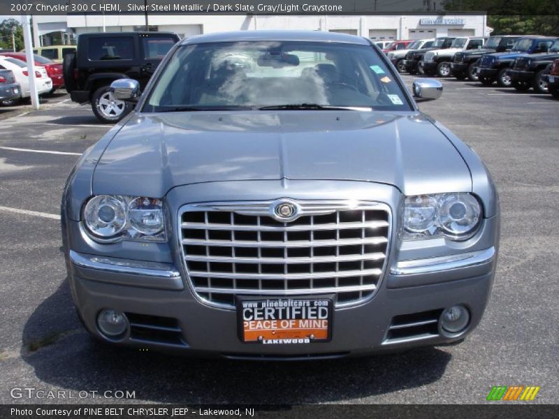 Silver Steel Metallic / Dark Slate Gray/Light Graystone 2007 Chrysler 300 C HEMI