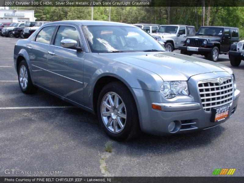 Silver Steel Metallic / Dark Slate Gray/Light Graystone 2007 Chrysler 300 C HEMI