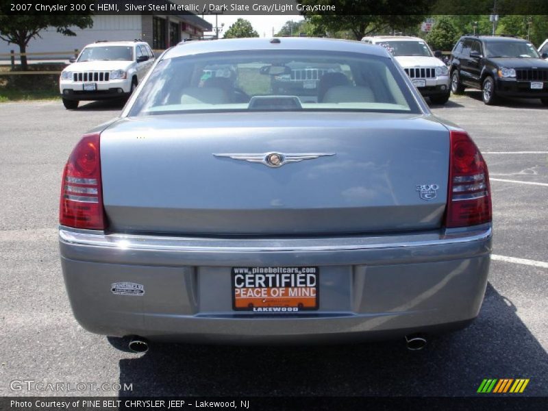 Silver Steel Metallic / Dark Slate Gray/Light Graystone 2007 Chrysler 300 C HEMI