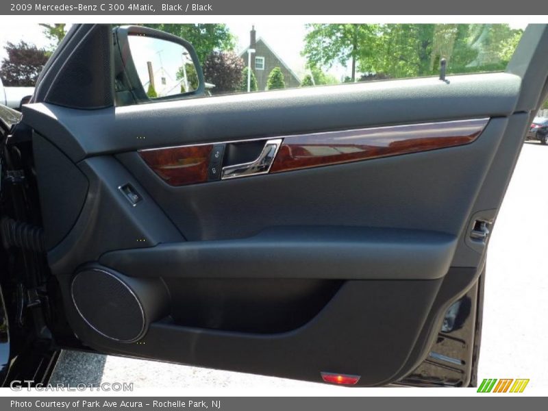 Black / Black 2009 Mercedes-Benz C 300 4Matic