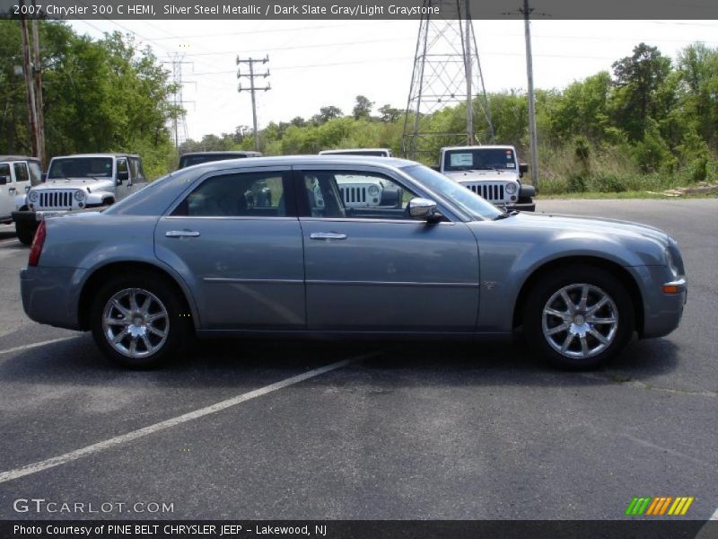 Silver Steel Metallic / Dark Slate Gray/Light Graystone 2007 Chrysler 300 C HEMI