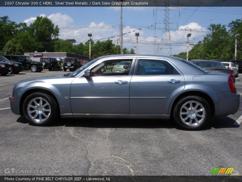 Silver Steel Metallic / Dark Slate Gray/Light Graystone 2007 Chrysler 300 C HEMI