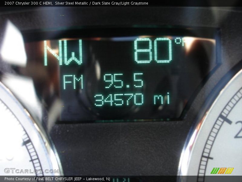 Silver Steel Metallic / Dark Slate Gray/Light Graystone 2007 Chrysler 300 C HEMI