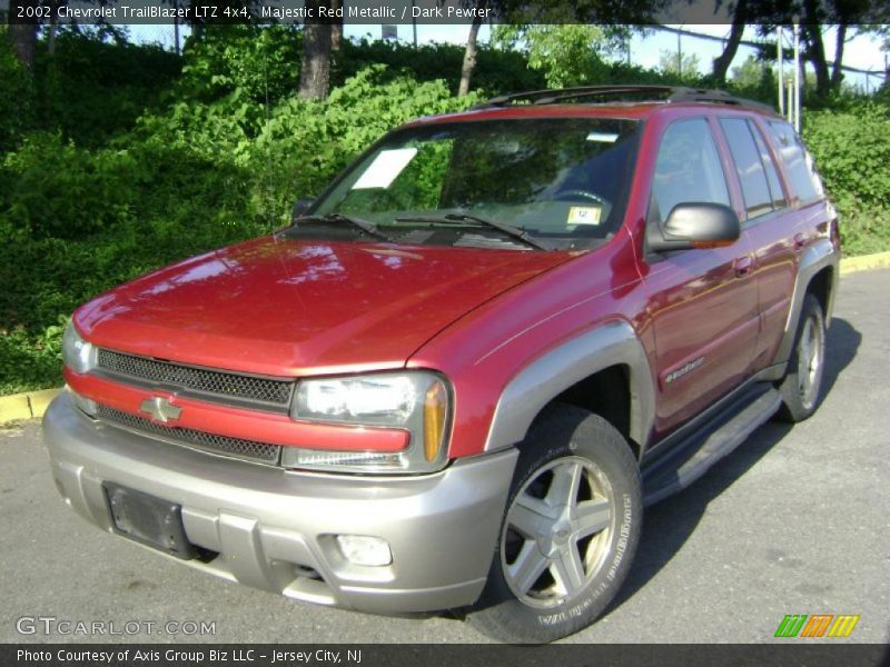Majestic Red Metallic / Dark Pewter 2002 Chevrolet TrailBlazer LTZ 4x4