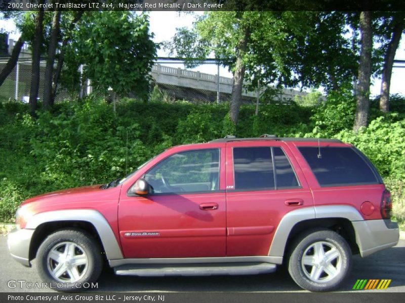 Majestic Red Metallic / Dark Pewter 2002 Chevrolet TrailBlazer LTZ 4x4