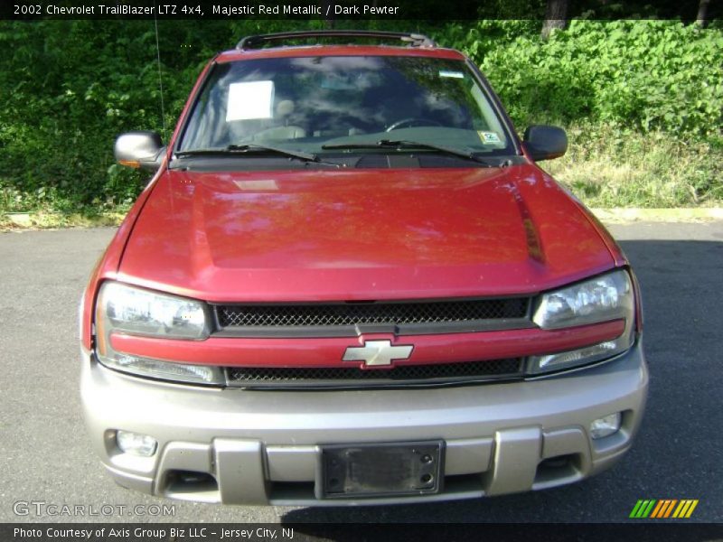 Majestic Red Metallic / Dark Pewter 2002 Chevrolet TrailBlazer LTZ 4x4
