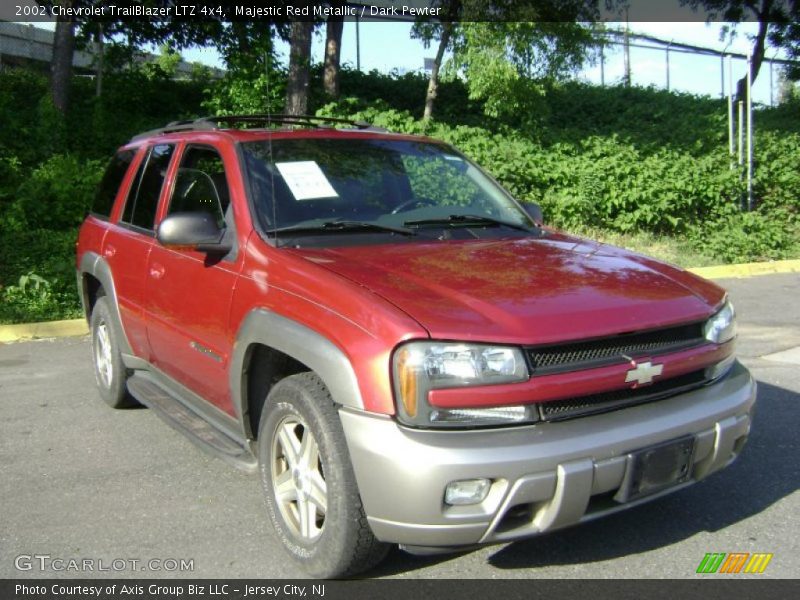 Majestic Red Metallic / Dark Pewter 2002 Chevrolet TrailBlazer LTZ 4x4