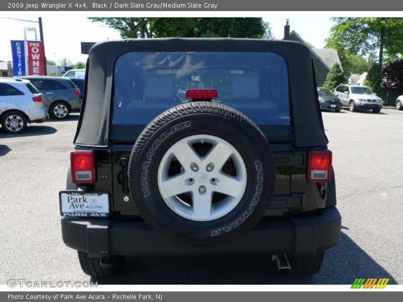 Black / Dark Slate Gray/Medium Slate Gray 2009 Jeep Wrangler X 4x4