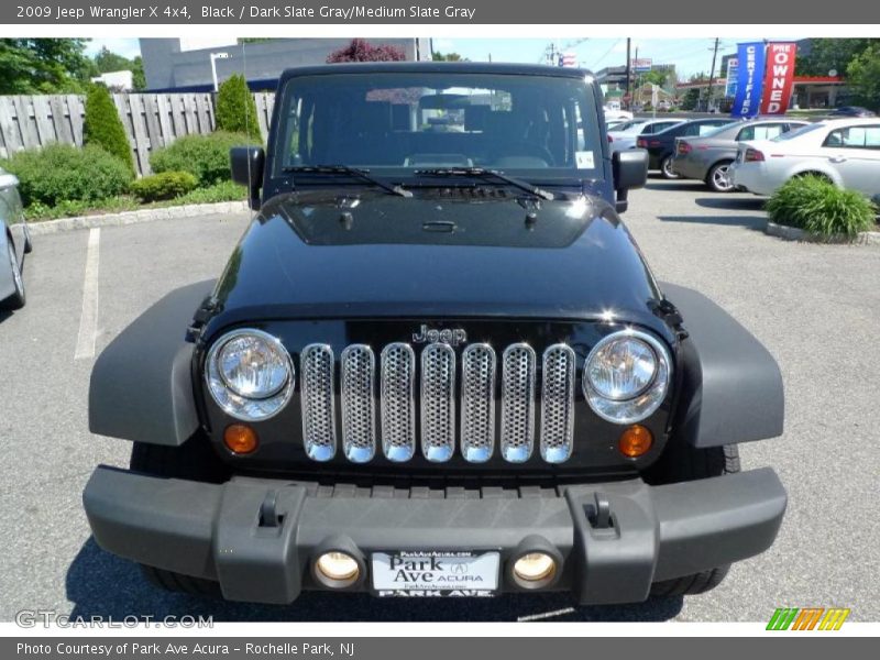 Black / Dark Slate Gray/Medium Slate Gray 2009 Jeep Wrangler X 4x4