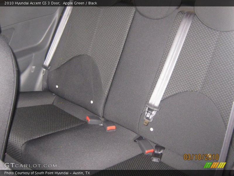 Apple Green / Black 2010 Hyundai Accent GS 3 Door