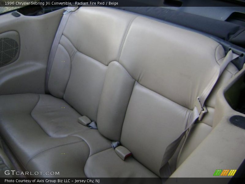 Radiant Fire Red / Beige 1996 Chrysler Sebring JXi Convertible
