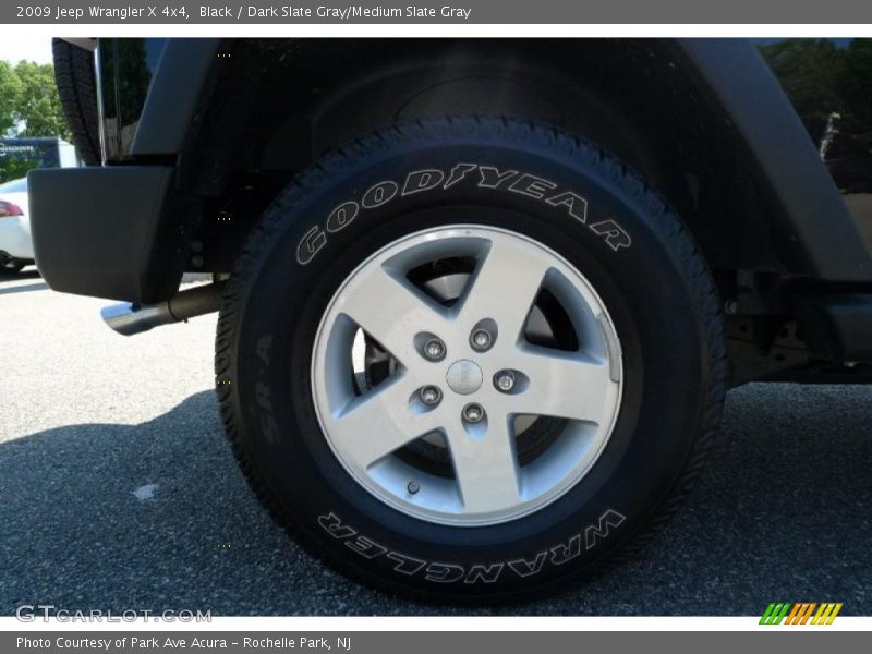 Black / Dark Slate Gray/Medium Slate Gray 2009 Jeep Wrangler X 4x4