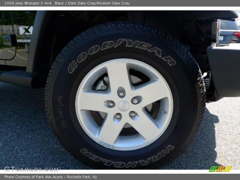 Black / Dark Slate Gray/Medium Slate Gray 2009 Jeep Wrangler X 4x4